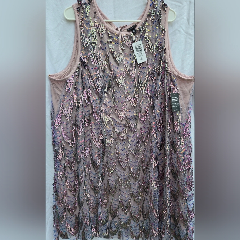 Torrid Multicolor Sequin Mini Dress - Picture 2 of 5